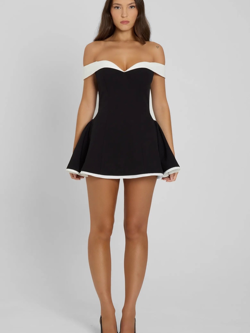 Ramona Contrast Corset Babydoll Mini Dress